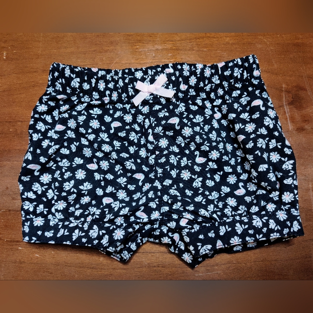 Child of Mine by Carter's Swan Shorts for 6-9 months